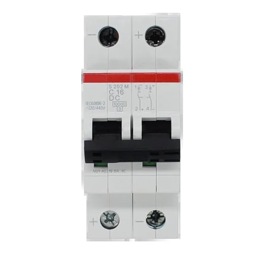 Disjoncteur miniature S200-MDC S202M-C20DC tableau électrique continu