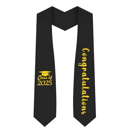 SP ESCRIY Graduation Stole Sash Unisex Class of 2025 Graduation Stole