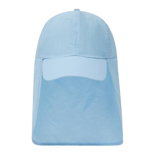 Image of American Trends Mens Sun Hat with Neck Flap, UV Protection Outdoor Flap Hat, Packable Soft Fishing Hiking Gardening Hat