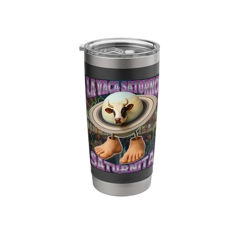 Saturnita La Vaca Saturno Italian Brainrot Birthday For kids Stainless Steel Insulated Tumbler