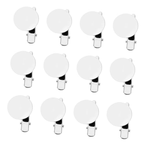 Ipetboom Brooch Accessories 100 Pcs Iron Brooch Bases Clasps for DIY Jewelry Crafts