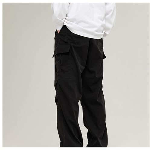 Cargo Pants for Men Baggy Straight Leg Sweatpants Teen Boys Hip Hop Streetwear Fashion Outdoor Parachute Pants Twill4