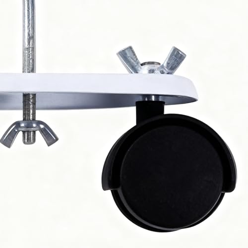 Soporte eléctrico para calentador de aceite, ruedas giratorias de 360° para radiador, ruedas de repuesto portátiles, ideal para el hogar, sala de estar, apartamento pequeño, taller