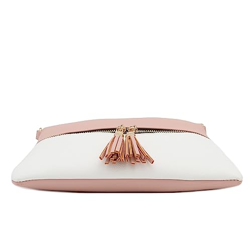 Image of DELUXITY Lightweight Medium Crossbody Bag with Tassel