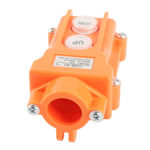 Xiuganpo Controlador de Grúa Interruptor de Botón a Prueba de Lluvia Duradero para Operaciones de Elevación 2A AC250V AC500V
