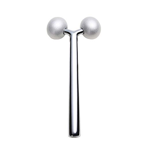 REKY Face Roller, Skin Roller Face Massager, Cooling Metal Flawless Contour Skincare Tools, Reduce Puffiness, Face Lift, Anti-Aging/Wrinkles, Skin Tightening Gym & Botox Alternative Facial Roller