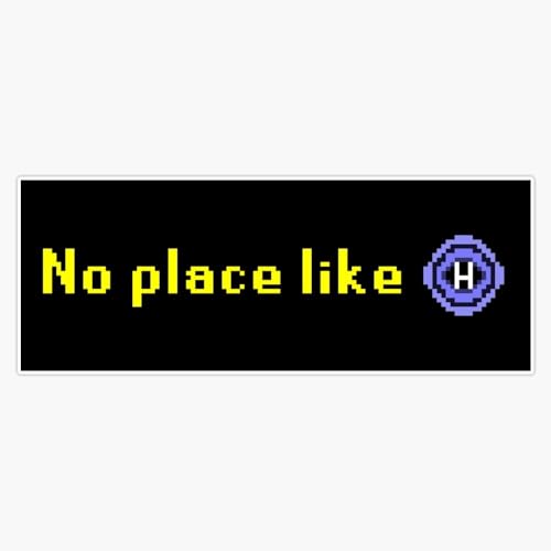 Old School Runescape No Place Like Home Classic Gaming Print 5 Removable Magnetic Bumper Sticker | Heavy-Duty Vehicle Magnet