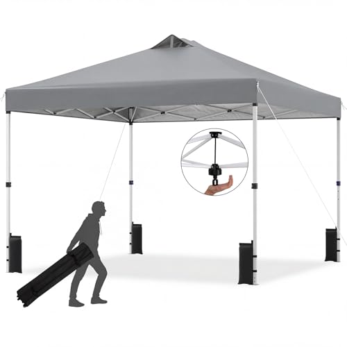 Image of Tangkula 10 x10 Ft Pop Up Canopy with Center Lock