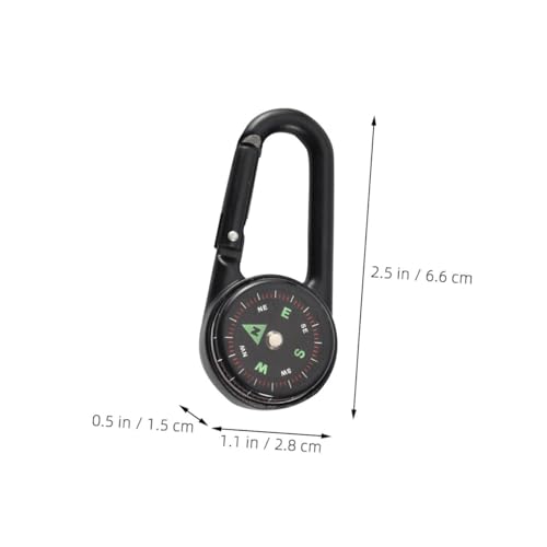 Brújulas Toddmomy para camping con mosquetón x2 miniatura 2