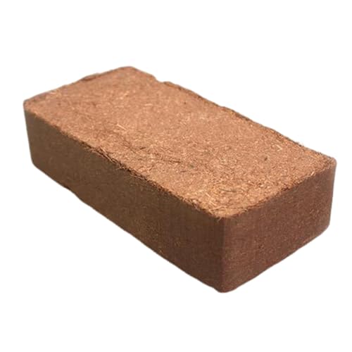 Tierra para macetas hecha de fibra de coco - camas elevadas - ladrillos de coco presionados - natural y gimnasia - adecuado como tierra de palma, coco, polvo de coco, suelo de plantas de coco, compost