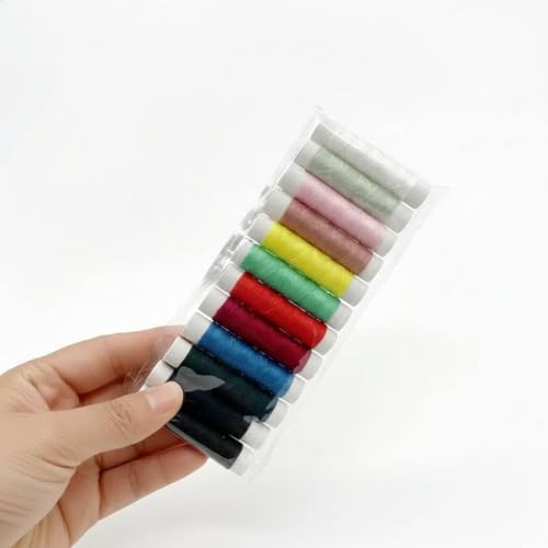 Set de 12 hilos de poliéster para costura miniatura 2