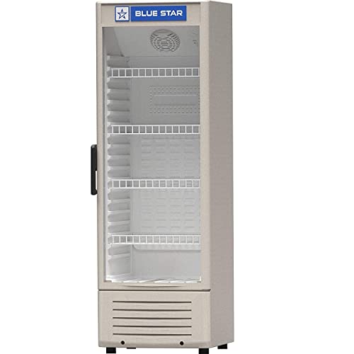 Image of Blue Star 300 Litres Single Door Frost Free Visi Cooler (SC300F, Grey)