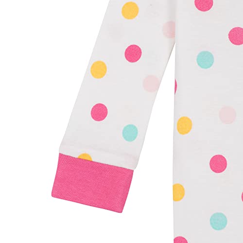 Image of Gerber Baby Girls 2-Pack Footed Pajamas