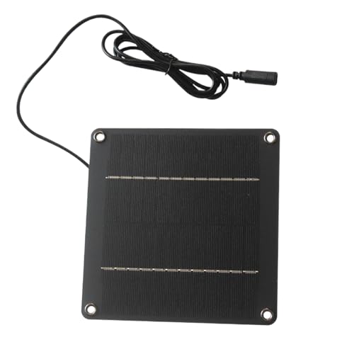 Paneles solares: panel de exterior impermeable de 15x15 cm para la lámpara del porche, iluminación del jardín con función de ahorro de energía, cargador solar para acampar, patio, cámaras de seguridad