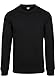 Urban Classics Herren Basic Terry Crew Sweatshirt, Schwarz (Black 00007), XXL