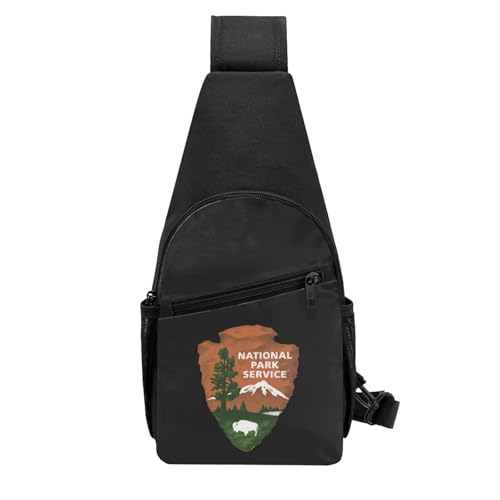National Park Service Home，Fashion One-Shoulder Bag，Anti-Theft Crossbody Shoulder Chest Bag3