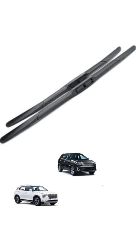 Image of AWB Front Hybrid Wiper Blades Compatible with Creta old,New Creta 24 inch+16 inch(Pack of 2)