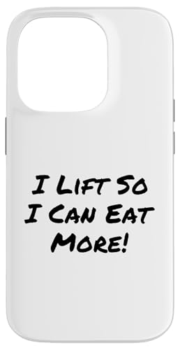 �ʔ������g���W���̈��p�� I Lift So I Can Eat More Love To Eat �X�}�z�P�[�X iPhone 14 Pro �p