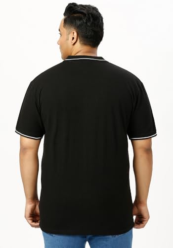 Image of Wear Your Opinion Men's Plus Size Tipped Polo Collar Neck Tshirt
