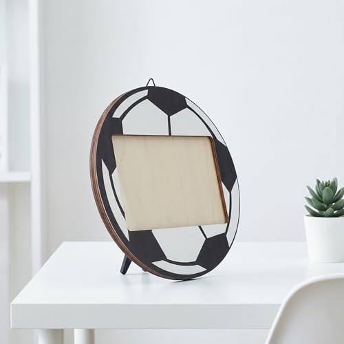 Cadre photo polyvalent noir en bois pour étagère
