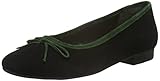  HIRSCHKOGEL Damen 1001668 Geschlossene Ballerinas schwarz/grün 237, 42 EU