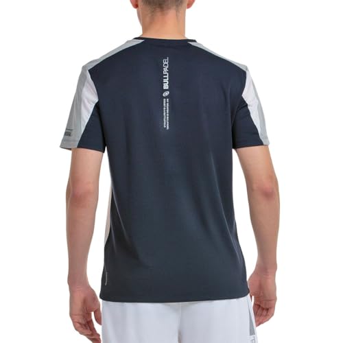 Bullpadel Camiseta Brego en color blanco para jugar al pádel 4