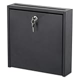 Power Tools For Safco 4258BL 12 x 3 x 12 Wall-Mountable Interoffice Mailbox - Black Mod-C26PO-11897