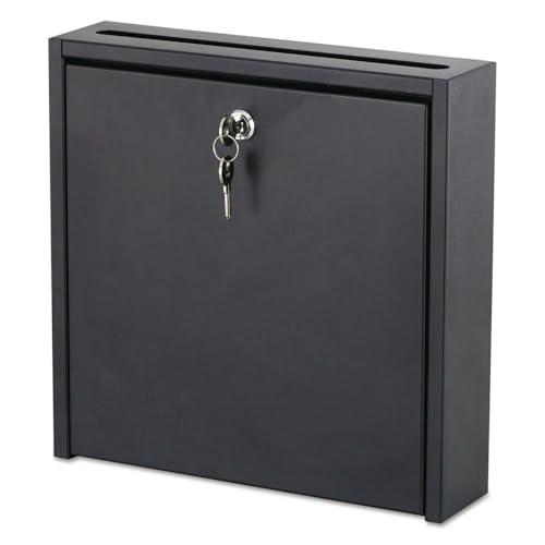 Power Tools For Safco 4258BL 12 x 3 x 12 Wall-Mountable Interoffice Mailbox - Black Mod-C26PO-11897