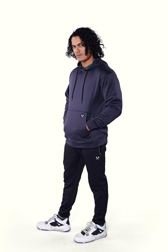 Men's Fleece Pullover Hoodie – Water-Resistant, Windbreaker, Quick-Dry, Warm, Kangaroo Pocket, Designer Hood3