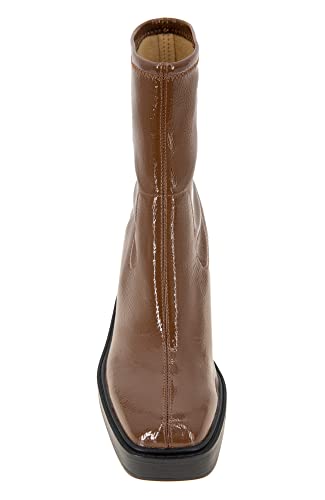 Image of Kenneth Cole Women's Amber Ankle Boot, Chocolate, 8.5