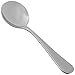 Winco 0021-04 Continental Mirror S/S Bouillon Spoon - Dozen
