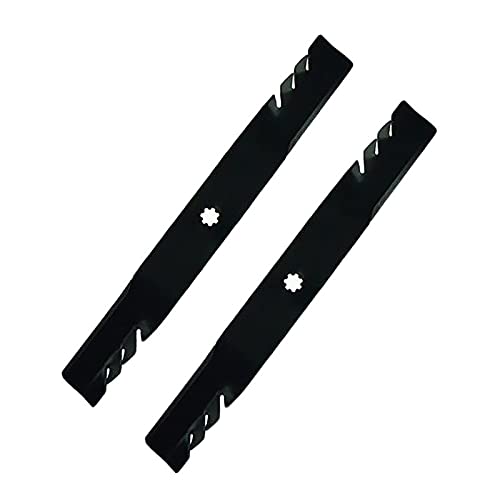 (New Part) LA115 (2) Blades for 42" Compatible with John Deere LA100, LA110, LA120, X110, X120, LA105 + All Other Models in The Description