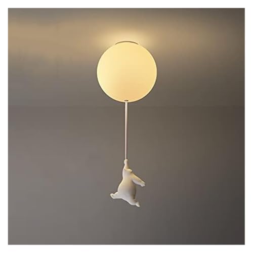 Lustre ours polaire confession d'amour lumineuse pour une déco bébé magique