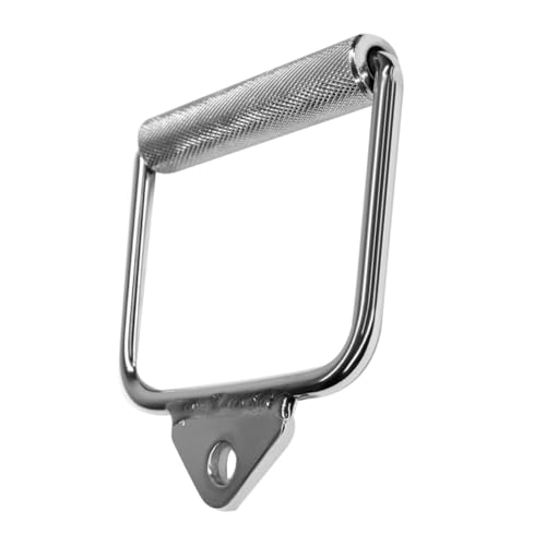 VICASKY D förmiger Zugstangen Griff aus langlebigem Stahl mit rutschfestem Handgriff Trizeps Trainer Zubehör für Multifunktionsstation und Fitnessgeräte Zuhause Vielseitiges VICASKY D förmiger Zugstangen Griff aus langlebigem Stahl mit rutschfestem Handgriff Trizeps Trainer Zubehör für Multifunktionsstation und Fitnessgeräte Zuhause Vielseitiges