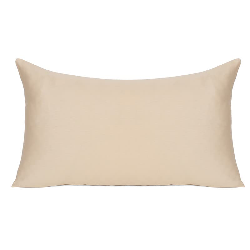Image of Naksh Japandi Vibes Collection Cotton 210 TC Plain Pillow Covers Set of 2, Beige Pillow Cover | Sleep Pillow Covers (18 in x 27 in) |Soft Pillows Covers Cotton for Big Pillows