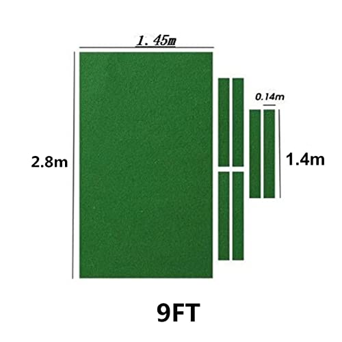 image for yanglin Billiard Cloth Pool Table Felt with 6 Cloth Strips for 7/8/9 F