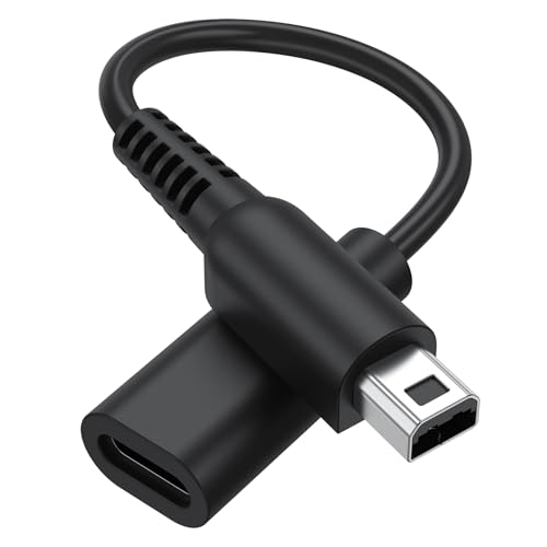 Image of Tobfit Dual Mode USB-C to 3DS /2DS /DSi Series Charging Cable: Support USB-A to C & USB-C to C Cable