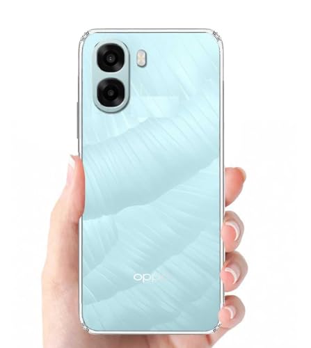 Image of COVERBLACK Flexible Rubber Case Back Cover Compatible for Oppo CPH2889 /Oppo A6s 5G - Transparent