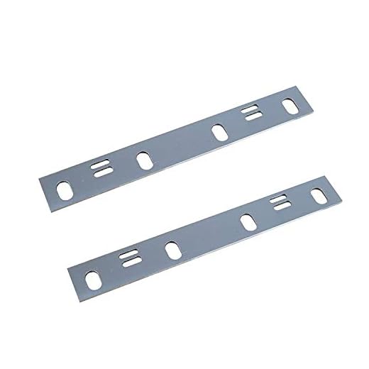 7 Inch HSS Slotted Planer Blades - Fits Delta 37-070 & JT160 - Pack of 2 PCS