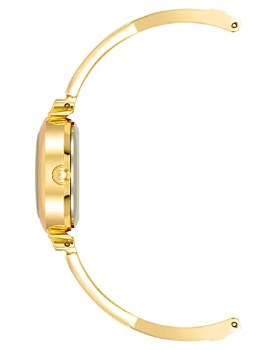 Anne Klein Women's Premium Crystal Accented Bangle Watch Set, AK/2245