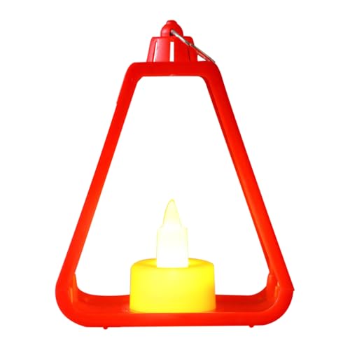 Luces LED de Navidad para velas, luces nocturnas LED de jardín con asa, faroles de decoración de Navidad para alféizar de ventana, pasillo, porche, dormitorios, jardín, salas de estar, patio