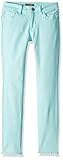 DL1961 Girls' Big Chloe Skinny Fit Color Jean, Bleached Aqua, 12