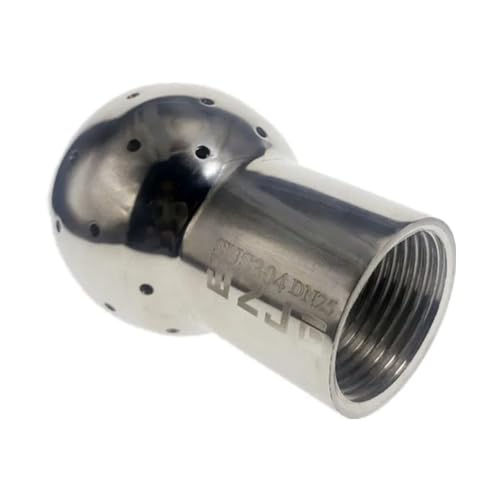 Boule de lavage femelle 1/2 en acier inoxydable DN25 fixe ou rotative