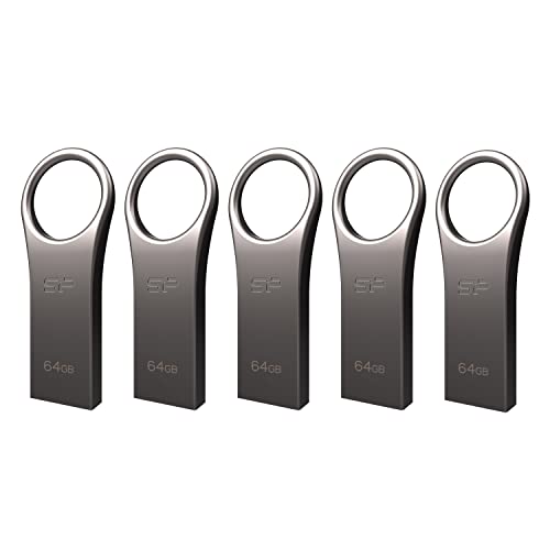 Image of Silicon Power 64GB 5 Pack USB 3.0 /3.2 Gen1 USB Flash Drive Jewel J80