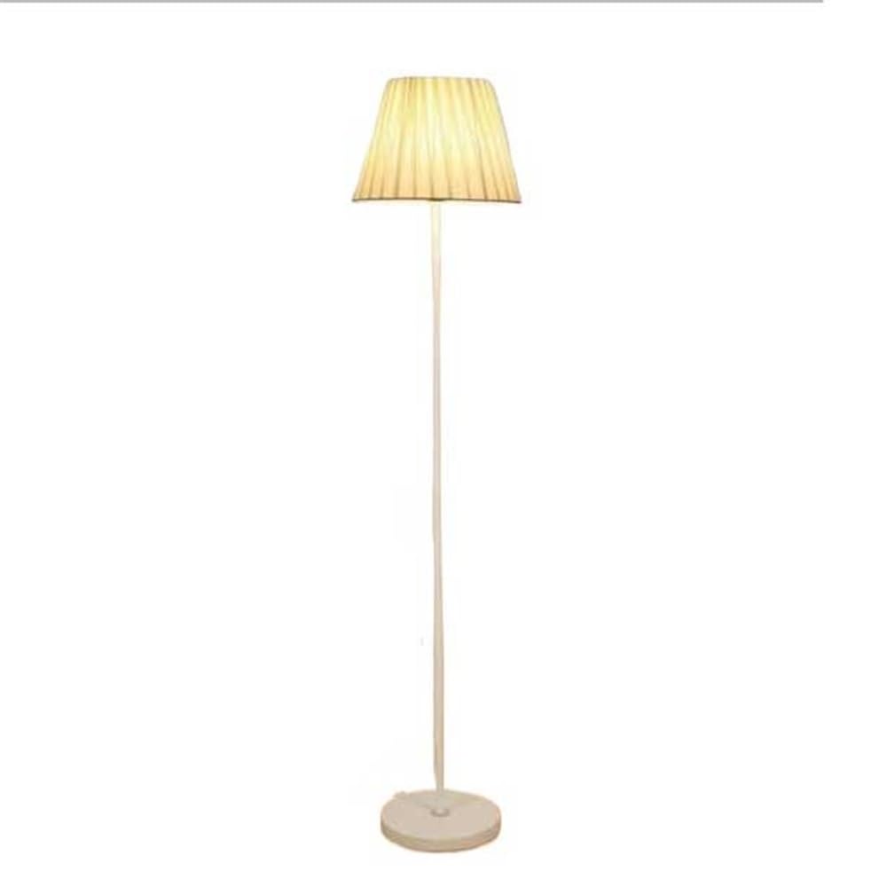 LJHFG63KUYT Standing Lamps Indoor Floor Lamp White for Bedroom Living Room Study Office Modern Standing with Lampshade Remote Control Reading Decorate