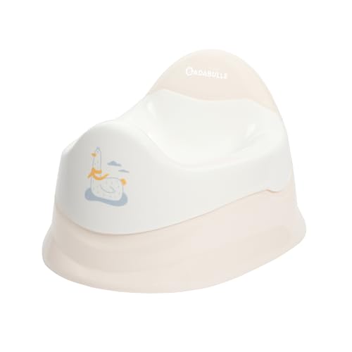 Badabulle Orinal de Aprendizaje con Recipiente Extraíble Gaviota - Asiento Ergonómico - Limpieza Fácil - Base Antideslizante - Asa de Transporte - Diseño Moderno - Desde 12 Meses