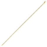 PRINS JEWELS Bransoletka pancerka 14 karatów/złoto próby 585 łańcuszek pancerka żółte złoto szerokość 3 mm, 23 centimeters, Złoto, Bez kamienia