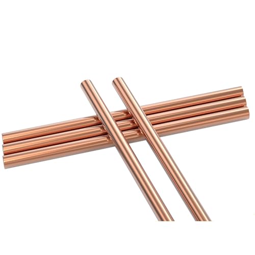 5pcs Solid Copper Round Rods, 30mm Diameter, 100mm Length - Ideal for DIY Craft with Pure Copper (32mm*100mm)