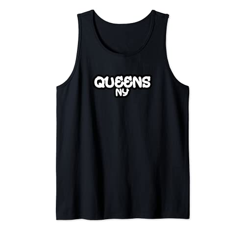 Queens NY - New York City Neighborhood 718 Tank Top, Black