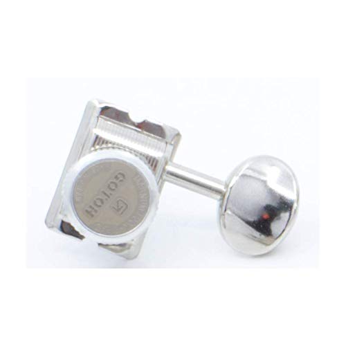 Gotoh Tuner - , Magnum Lock Trad, Finger Lock, 6-in-line, Color: Nickel - Image 3